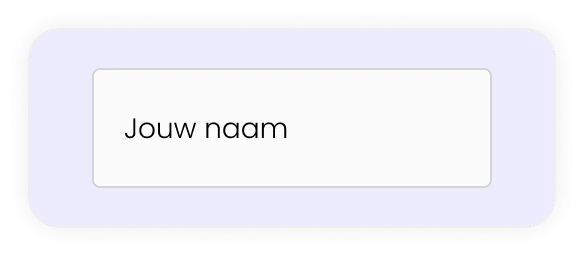 Voorbeeld verwarrende floating tabel op website bij een formulier