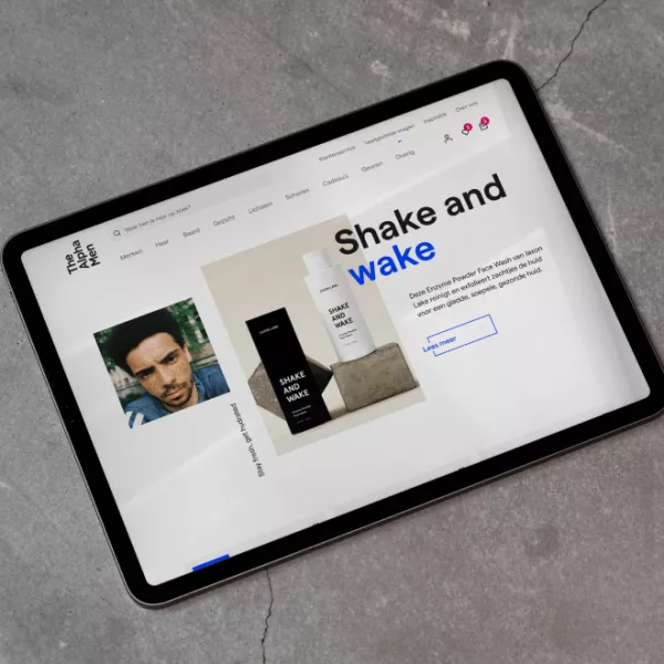 The Alpha Men webshop UX & visual design case
